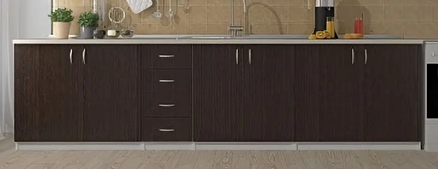 Кухня Ideal Mobila Nataly 2.8м (Wenge/White) - 3