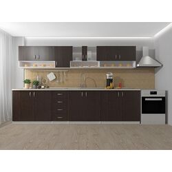 Кухня Ideal Mobila Nataly 2.8м (Wenge/White)