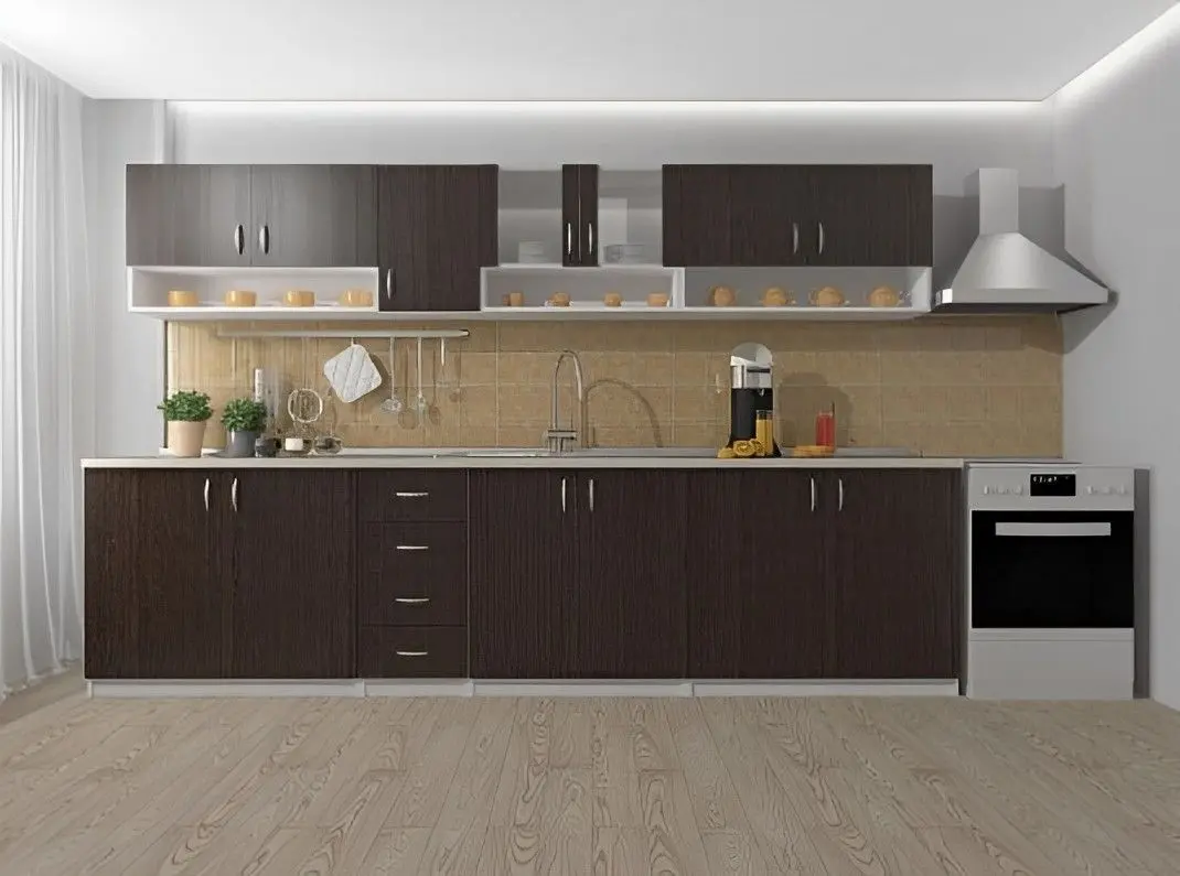 Кухня Ideal Mobila Nataly 2.8м (Wenge/White)