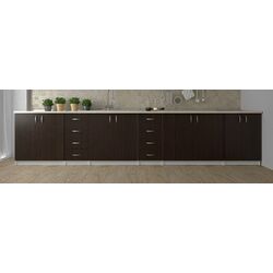 Кухня Ideal Mobila Nataly 3.8м (Wenge/White) Thumb