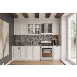 Bucatarie Ideal Mobila Paris 2.0m (White)