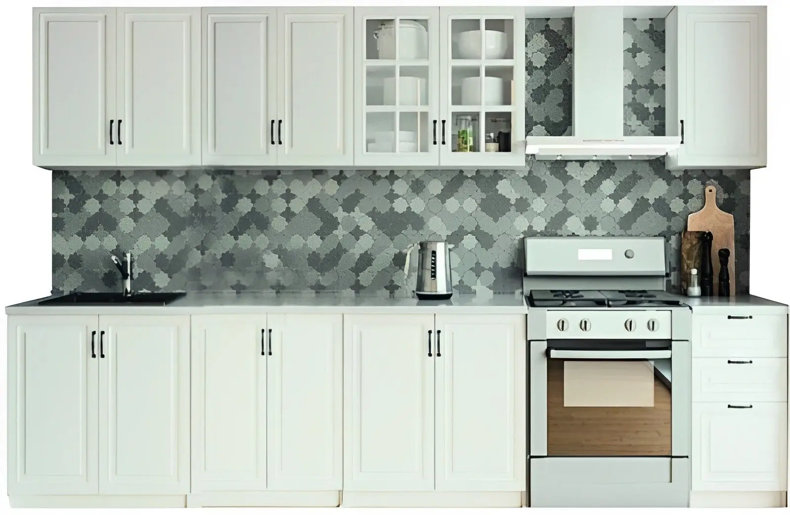 Кухня Ideal Mobila Paris 2.6м (White) - 3