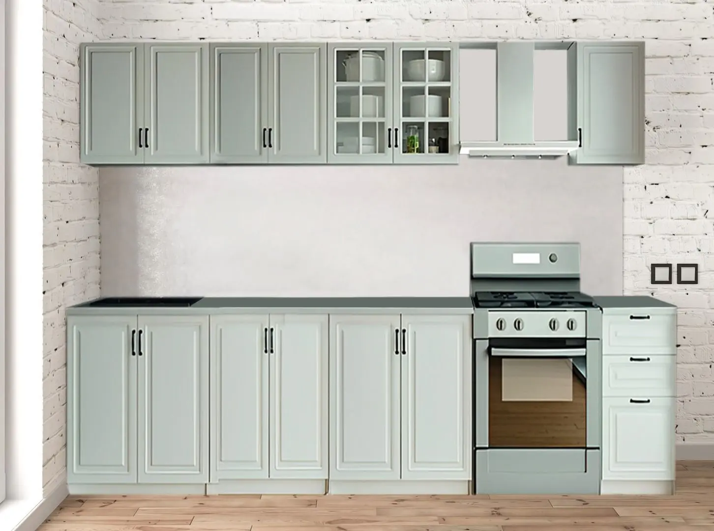 Кухня Ideal Mobila Paris 2.6м (White)