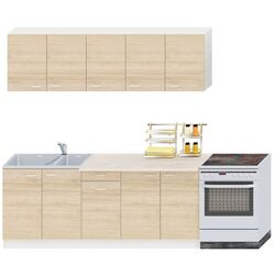 Кухня Ideal Mobila Paula 2.0м (White/Sonoma Oak) Thumb