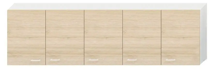 Кухня Ideal Mobila Paula 2.0м (White/Sonoma Oak) - 4