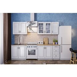 Bucatarie Ideal Mobila Provence 2.0m (White)