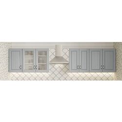 Bucatarie Ideal Mobila Provence 2.6m (White/Blue) Thumb