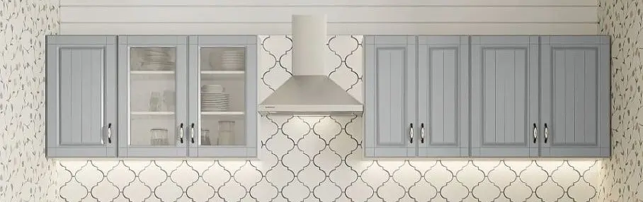 Bucatarie Ideal Mobila Provence 2.6m (White/Blue) - 4