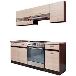 Bucatarie Ideal Mobila Raluca 1.8m (Sonoma Oak/Wenge) Thumb