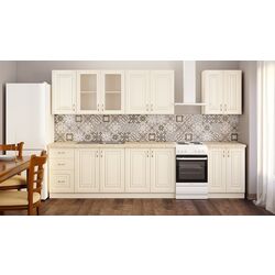 Bucatarie Ideal Mobila Roma 2.6m (Cream)