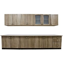 Bucatarie Ideal Mobila Thalia 2.6m (Sonoma Oak) Thumb