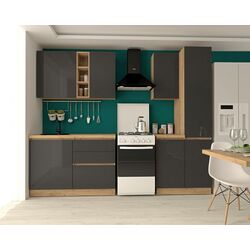 Bucatarie Marcel Prod Chelsea 2.0m (Craft Oak Golden/Anthracite)