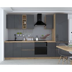 Bucatarie Marcel Prod Chelsea 3m (Craft Oak Golden/Anthracite) Thumb