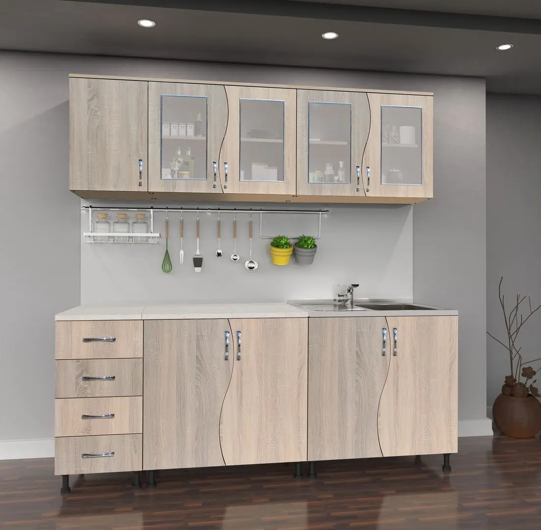 Bucatarie Marcel Prod Cip S 2.0m (Sonoma Oak/Sonoma Oak Truffle)