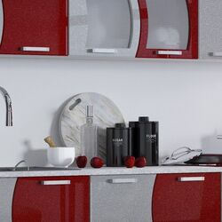 Bucatarie Marcel Prod Cip S 2.6m (Red/Gray) Thumb