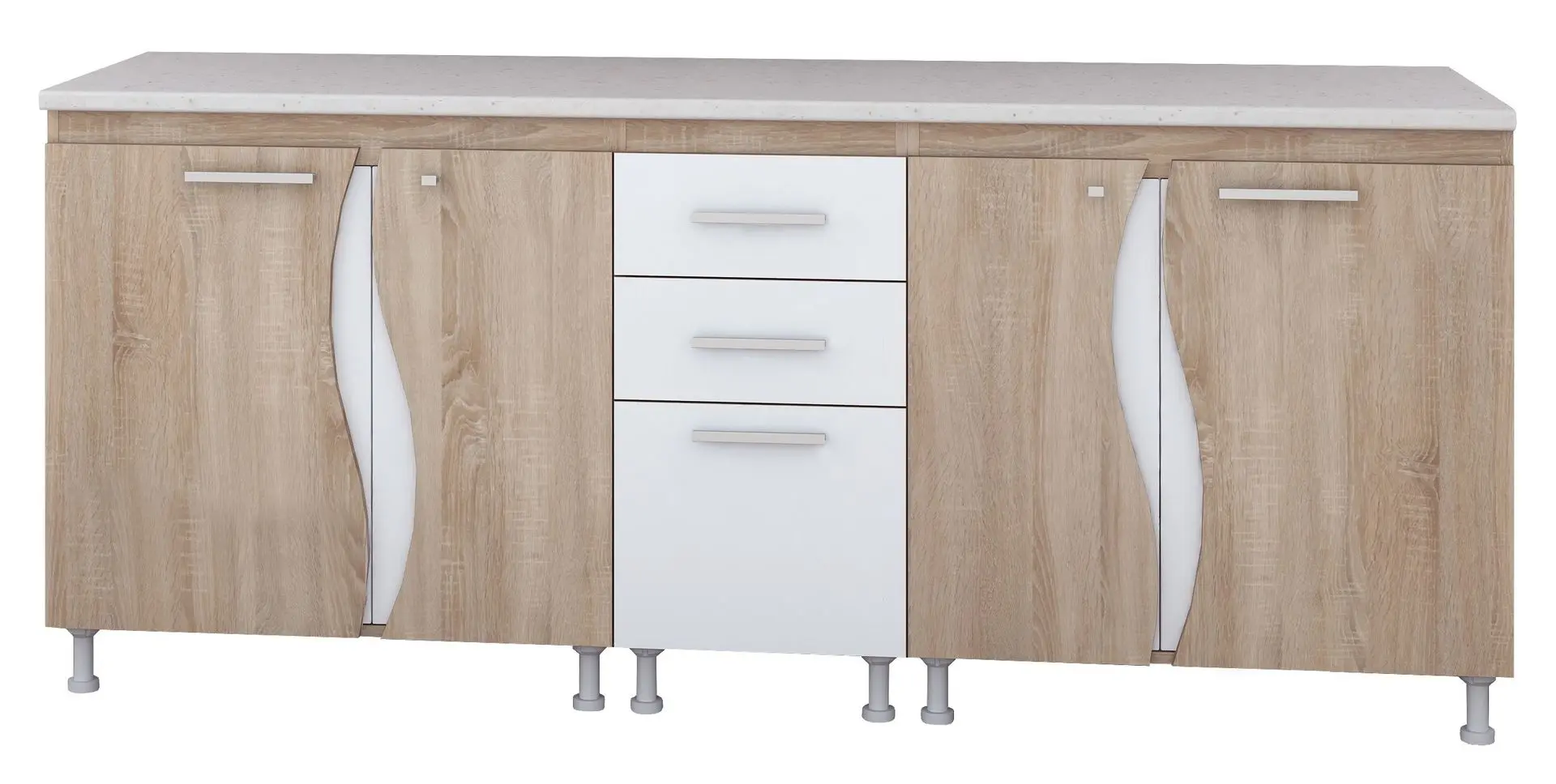 Bucatarie Marcel Prod CIP3S-C1 2m (Sonoma Oak/White)