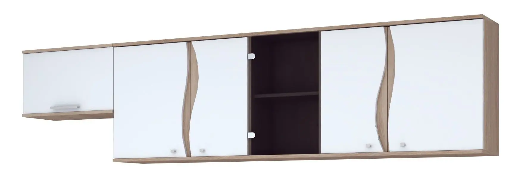 Bucatarie Marcel Prod CIP3S-C2 2.6m (Sonoma Oak/White)