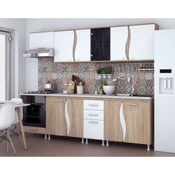 Bucatarie Marcel Prod CIP3S-C2 2.6m (Sonoma Oak/White)