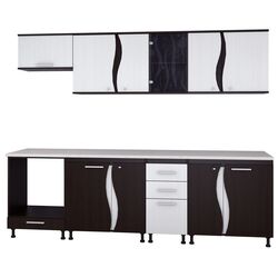 Bucatarie Marcel Prod CIP3S-C2 2.6m (Wenge/White) Thumb