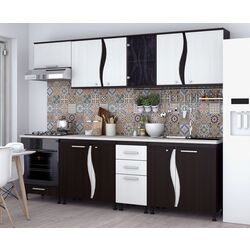 Bucatarie Marcel Prod CIP3S-C2 2.6m (Wenge/White)