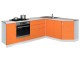 Bucatarie Marcel Prod Diana 2.2x1.7m (White/Orange)