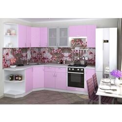 Bucatarie Marcel Prod Diana 2.3x1.5m (White/Light Purple) Thumb