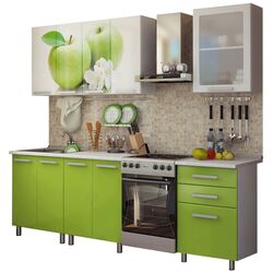 Bucatarie Marcel Prod Famp Mar 1.8m (White/Green) Thumb