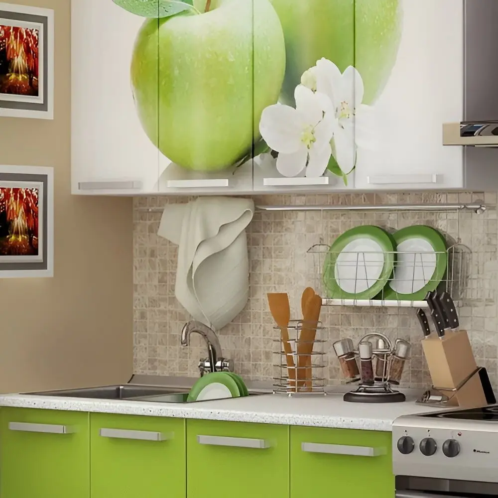 Bucatarie Marcel Prod Famp Mar 1.8m (White/Green)