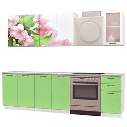 Bucatarie Marcel Prod Famp Mar 2.0m (White/Green) Thumb