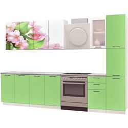 Bucatarie Marcel Prod Famp Mar 2.4m (White/Green) Thumb