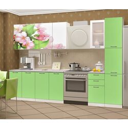 Bucatarie Marcel Prod Famp Mar 2.4m (White/Green)