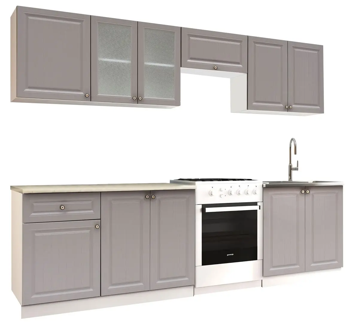 Bucatarie Marcel Prod Gospodina 2.6m (Gray)