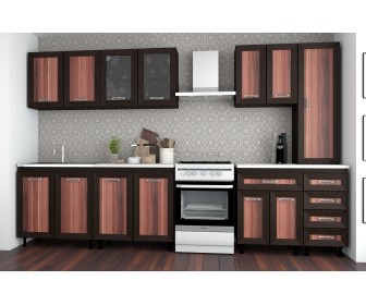 Кухня Marcel Prod Greta 2.6м (Havana/Wenge)