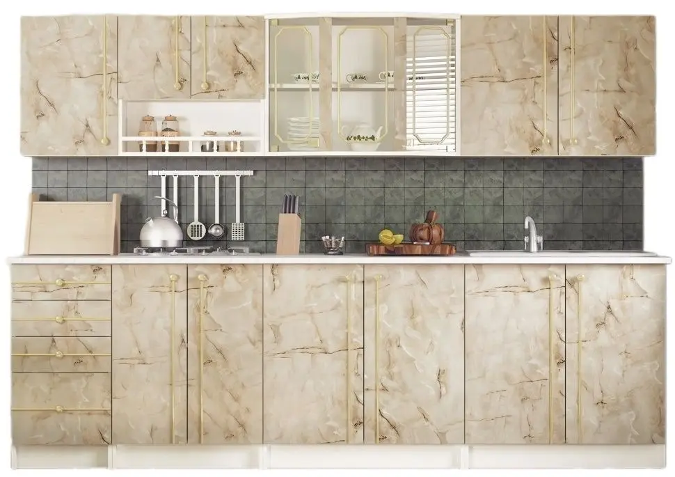 Кухня Marcel Prod Karina 2.6м (Marble/White)