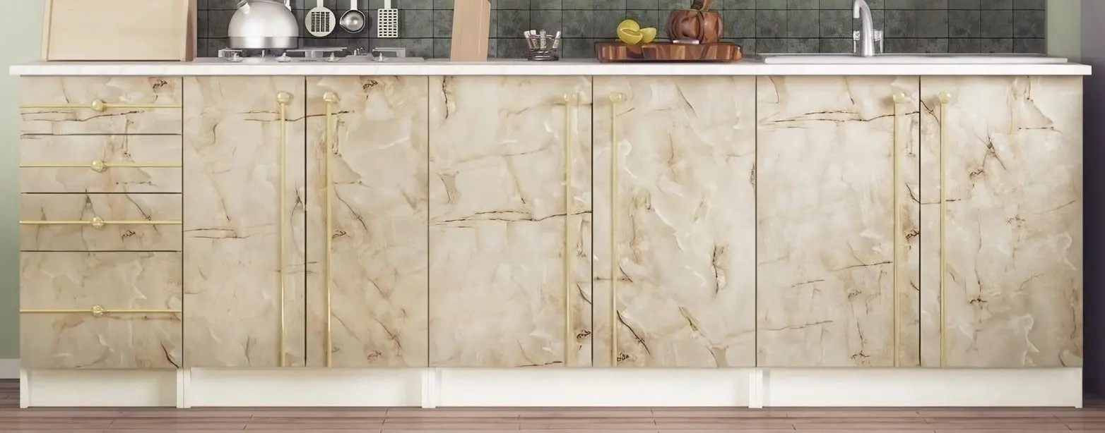 Кухня Marcel Prod Karina 2.6м (Marble/White)