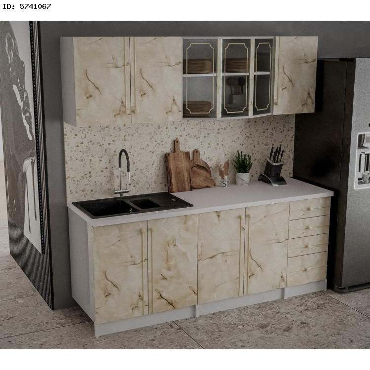 Prod Кухня Marcel Prod Karina 2м (Marble/White) купить в Кишиневе, Молдове ...