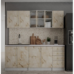 Bucatarie Marcel Prod Karina 2m (Marble/White)