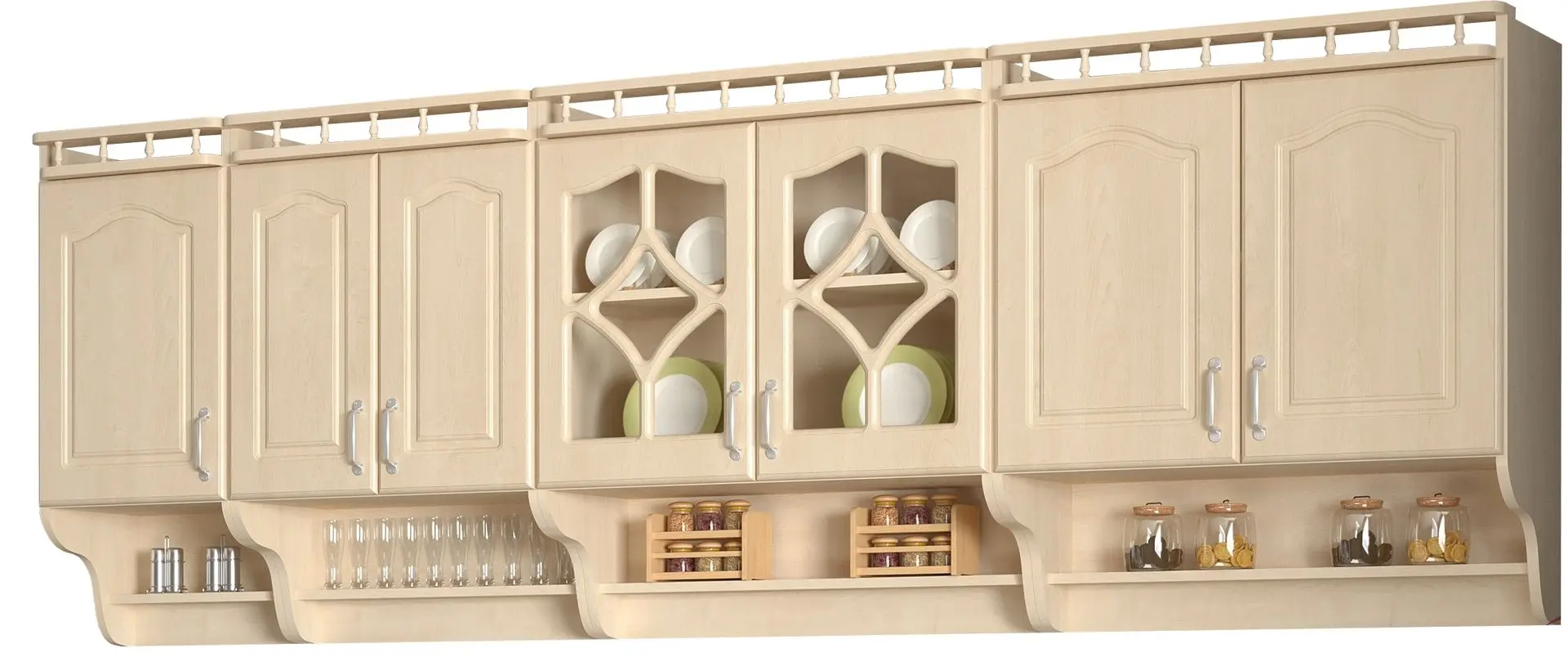 Bucatarie Marcel Prod Korona 2.6m (Birch)