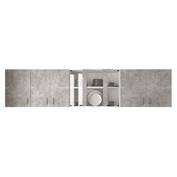 Кухня Marcel Prod Karina 2.6м (Gray Concrete/White) Thumb