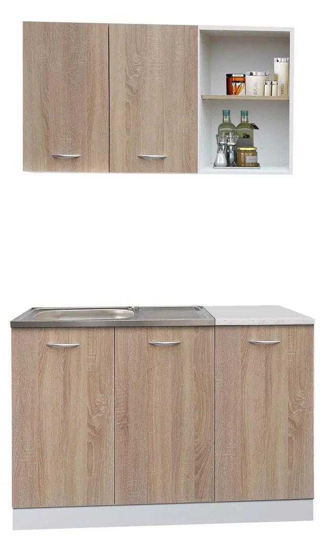 Bucatarie Marcel Prod Natali 1.2m (Sonoma Oak/White)