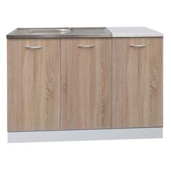 Bucatarie Marcel Prod Natali 1.2m (Sonoma Oak/White) Thumb