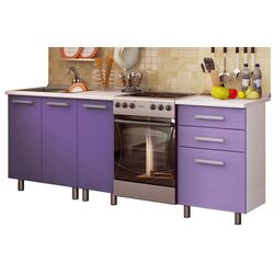 Bucatarie Marcel Prod Orhidee 1.6m (White/Purple) Thumb