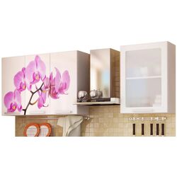 Bucatarie Marcel Prod Orhidee 1.6m (White/Purple) Thumb