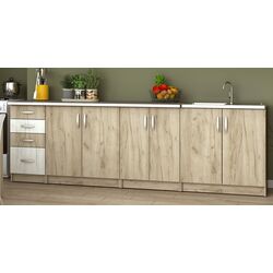 Кухня Marcel Prod Venus 2.6м (Craft Oak White/Craft Oak Grey/Wenge) Thumb