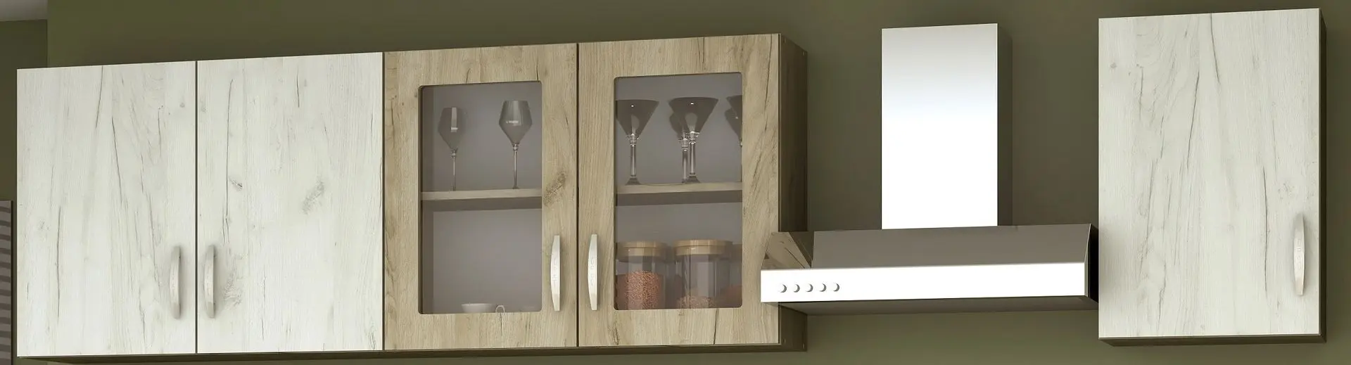 Кухня Marcel Prod Venus RO 2m (Craft Oak White/Craft Oak Gray)