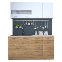 Bucatarie Marcel Prod Vio 1.6m (White/Craft Oak Golden) Thumb