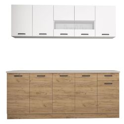 Кухня Marcel Prod Vio 2m (White/Craft Oak Golden) Thumb