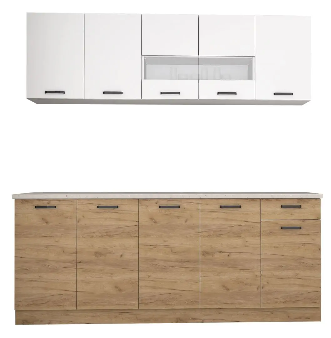 Кухня Marcel Prod Vio 2m (White/Craft Oak Golden) - 2