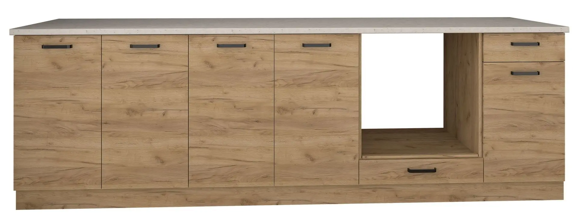 Кухня Marcel Prod Vio C 2.6m (White/Craft Oak Golden) - 3
