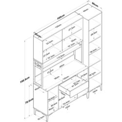Буфет Mirage Meble JE134 (White) Thumb